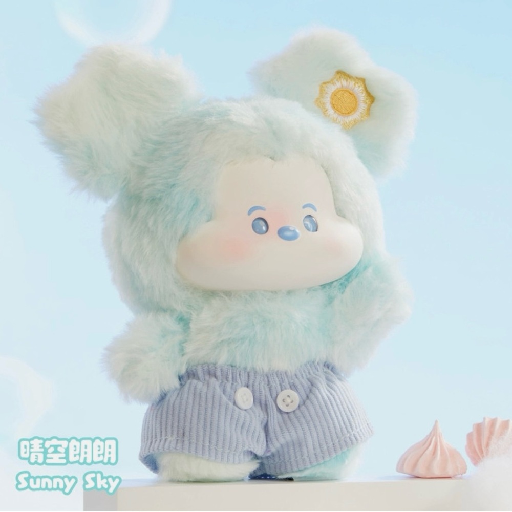 Miniso Disney Mickey Head In Clouds Vinyl Plush Pendant Blind Box - Picture 10 of 14